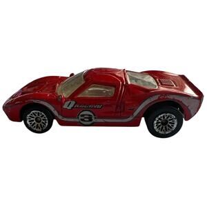 Vintage Hot Wheels Ford GT40 Racing Car #3 Red Die-Cast 1999 THWN Malaysia